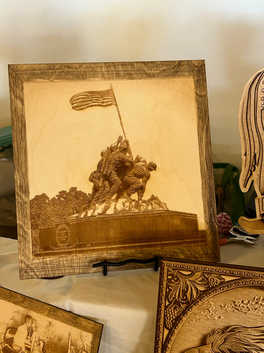 Iwo Jima flag raising