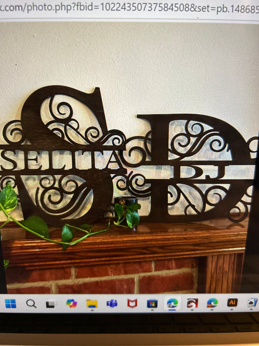 Decorative Monogram